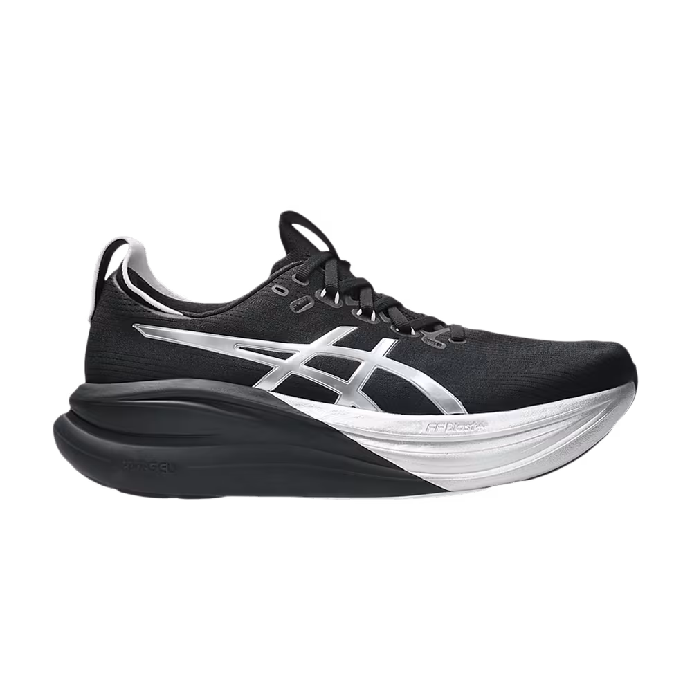ASICS GEL-Nimbus 28 Platinum Platinum Black