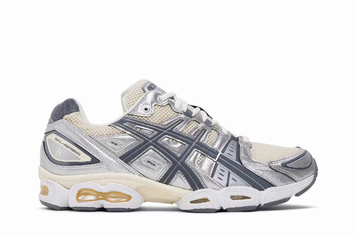 ASICS Gel Nimbus 9 Pure Silver Metropolis, view 2