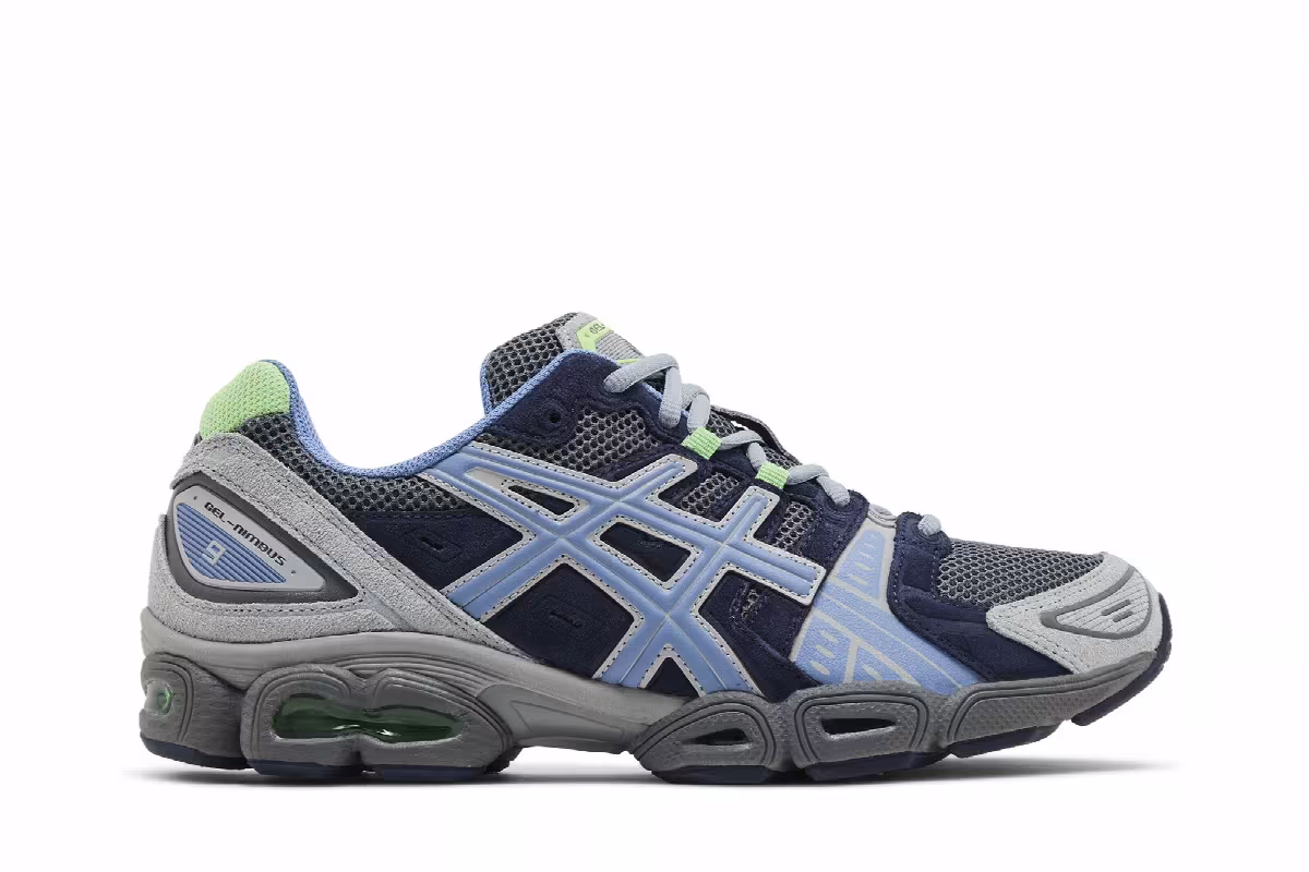 ASICS Gel Nimbus 9 Steel Grey Blue Harmony, view 2