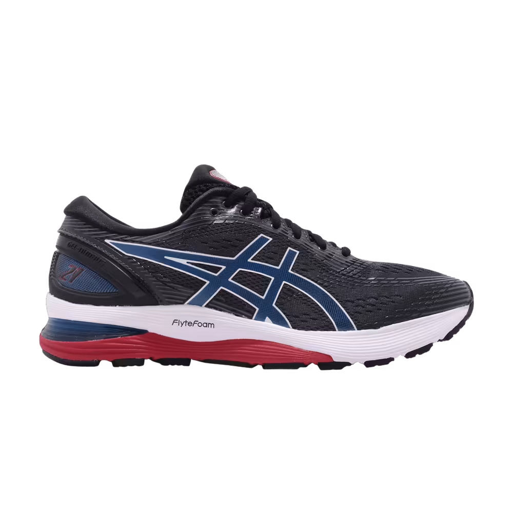 Asics Gel Nimbus 21 Black Electric Blue