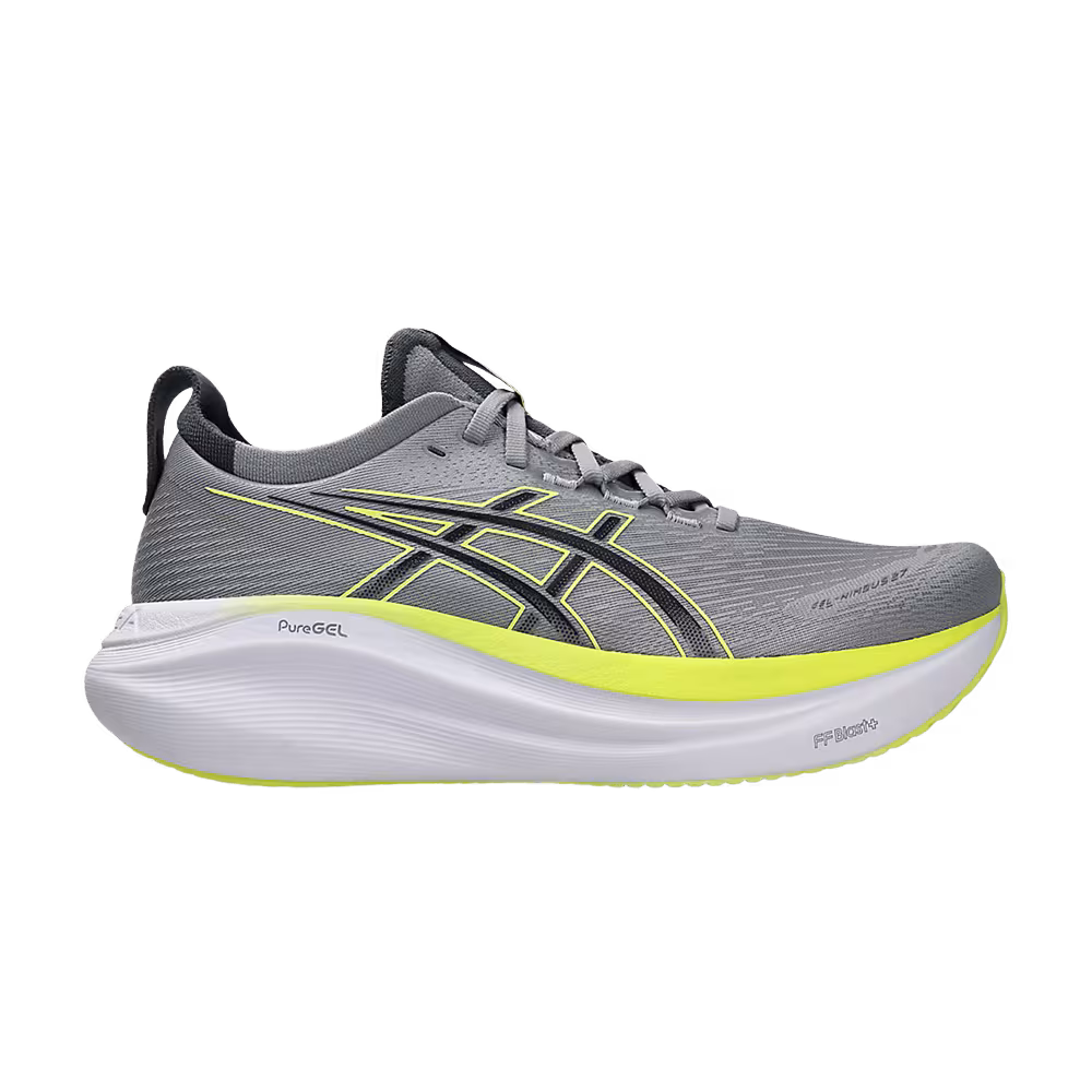 ASICS Gel Nimbus 27 2E Wide Gravel Carrier Grey