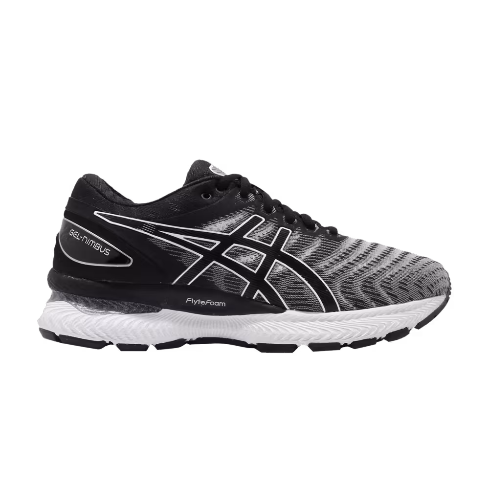 Asics Gel Nimbus 22 Wide White Black
