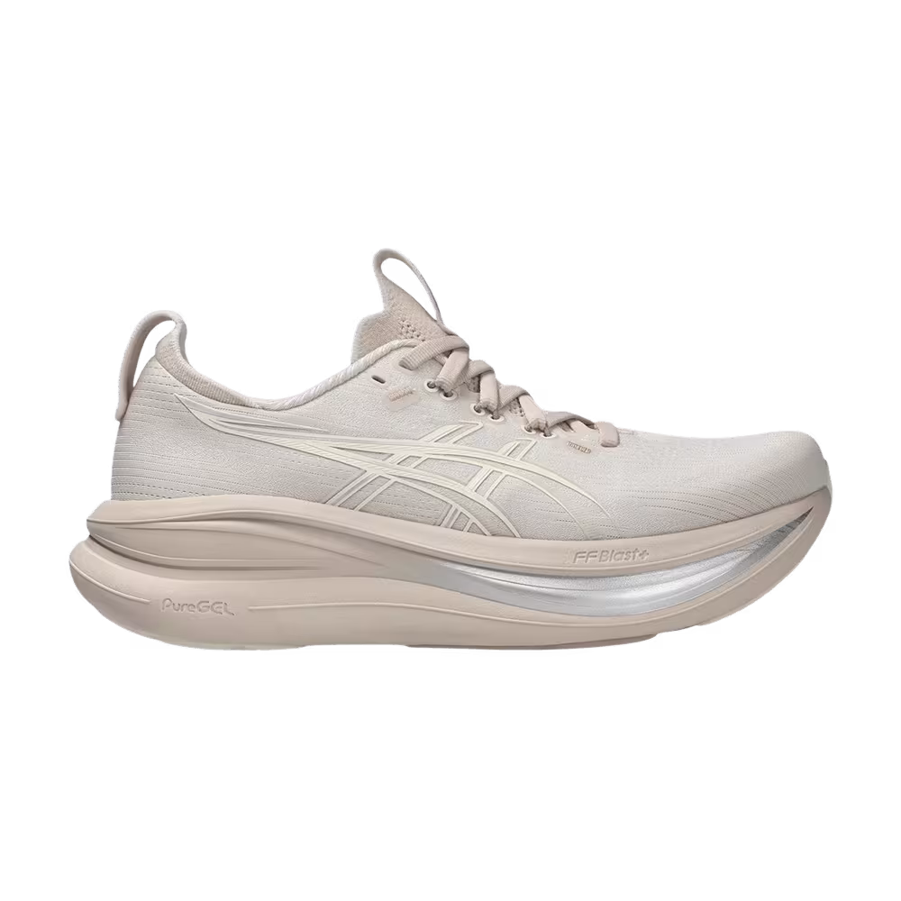 ASICS Women's GEL-Nimbus 28 Mineral Beige Cream