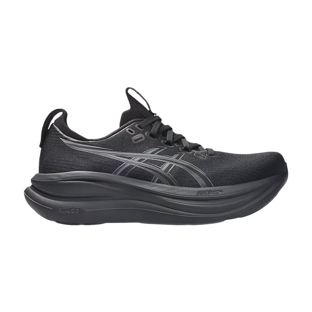 ASICS Women's GEL-Nimbus 28 D Wide Black Graphite Grey