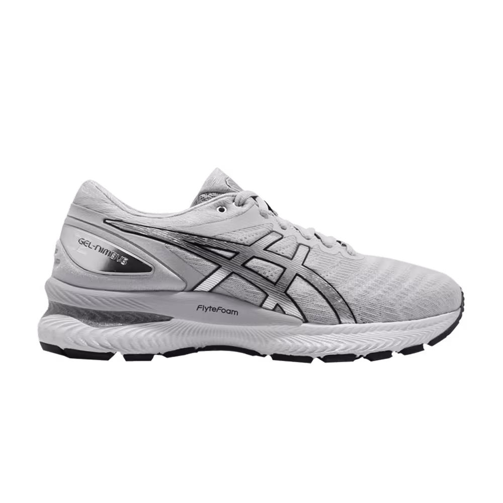 Asics Women's Gel Nimbus 22 Platinum Grey Pure Silver