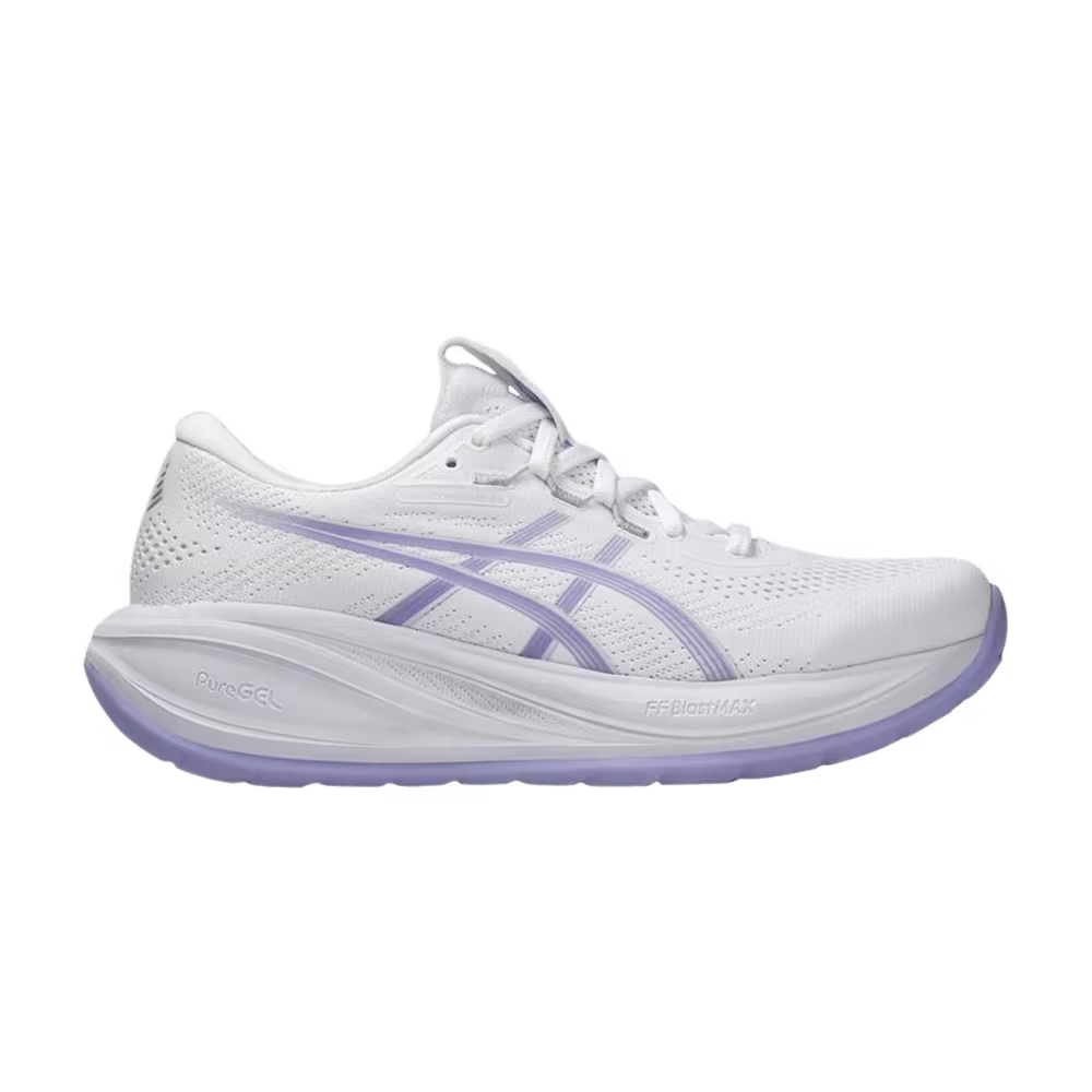 ASICS Women's Gel-Cumulus 28 D Wide White Bluebell