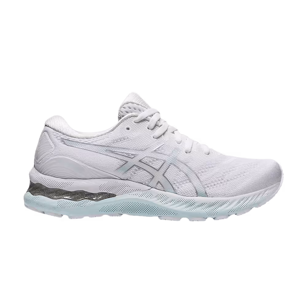 Asics Women's Gel Nimbus 23 White Pure Silver