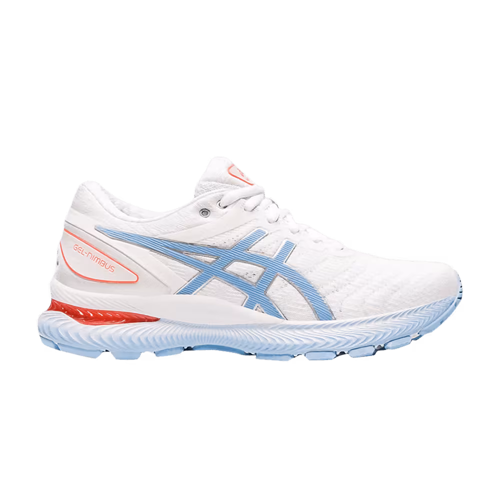 Asics Women's Gel Nimbus 22 White Blue Bliss