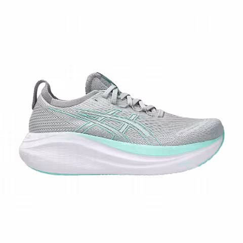 ASICS Wmns Gel Nimbus 27 Wide 'Piedmont Grey Illuminate Mint'