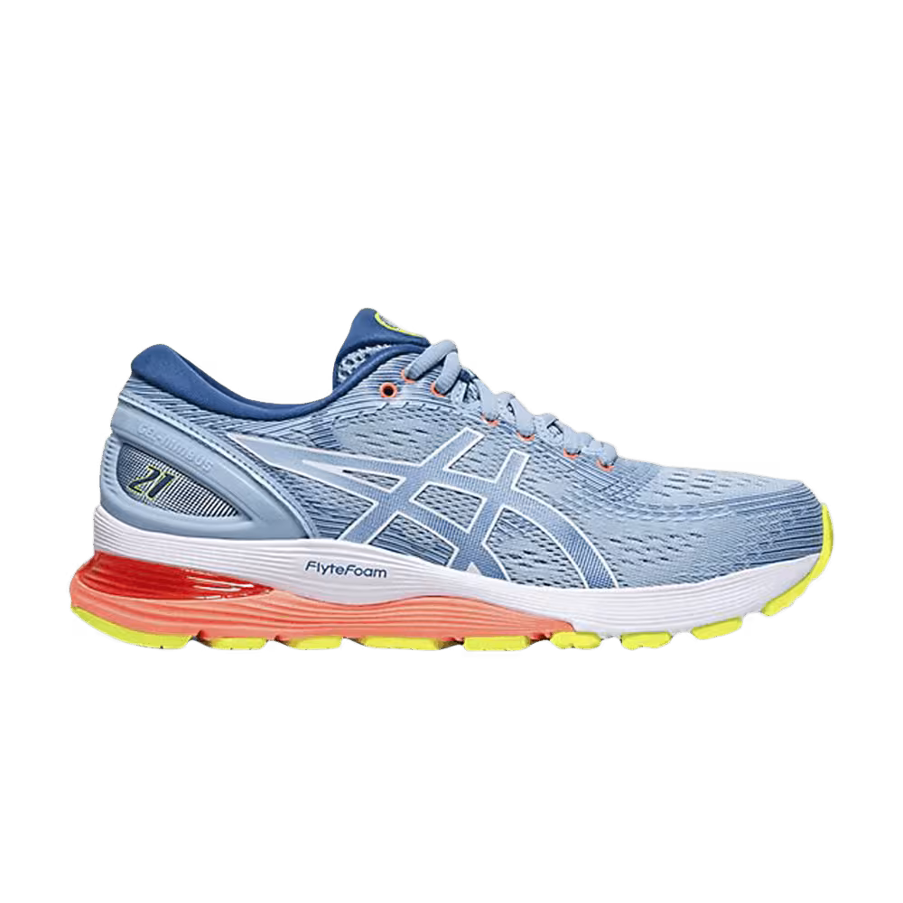 Asics Women's Gel Nimbus 21 Heritage Blue Lake Drive