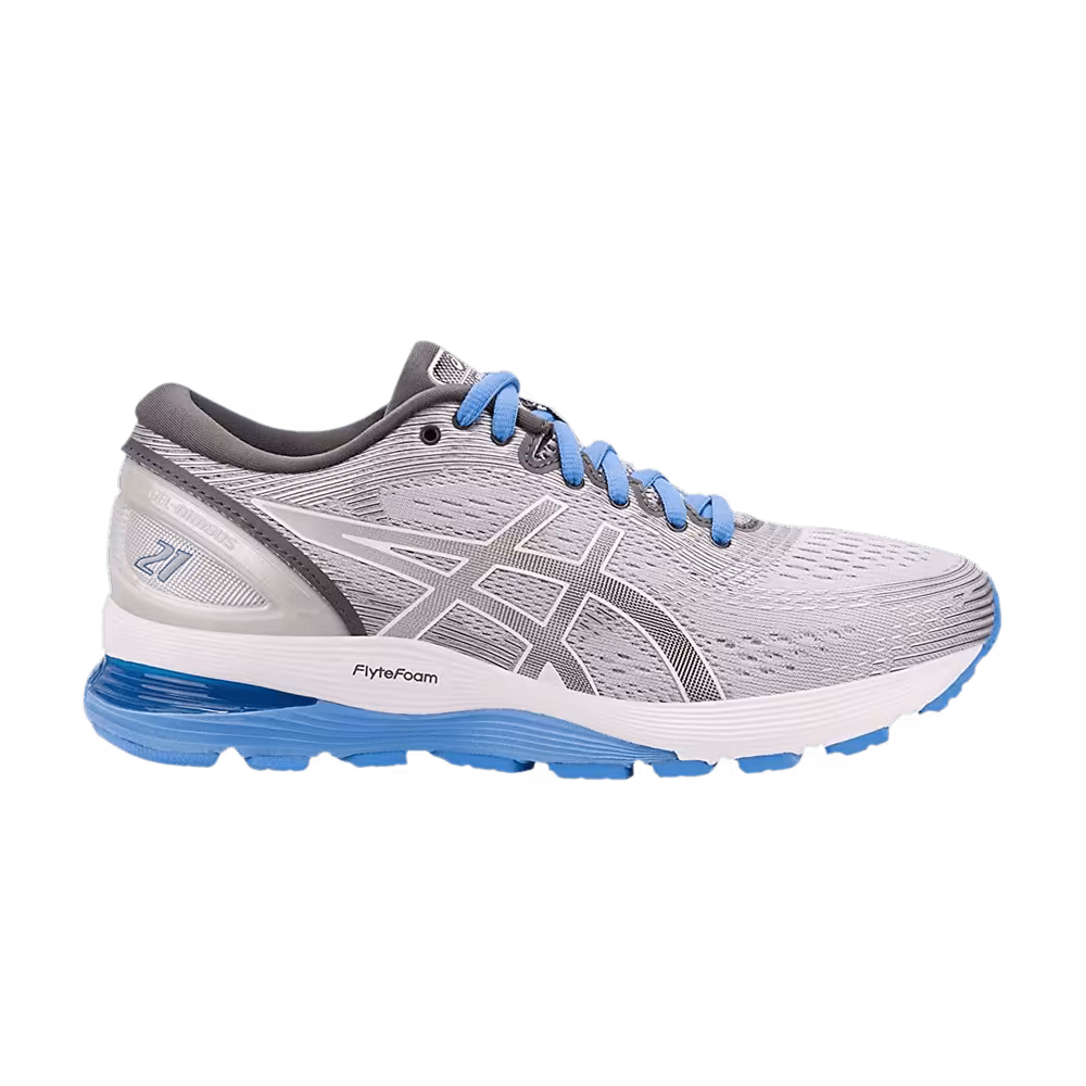 Asics Women's Gel Nimbus 21 Mid Grey Blue
