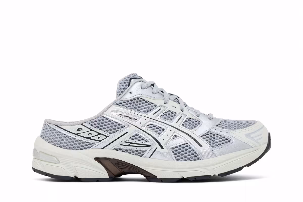 ASICS Gel 1130 Mule Cement Grey Lake Grey, view 2
