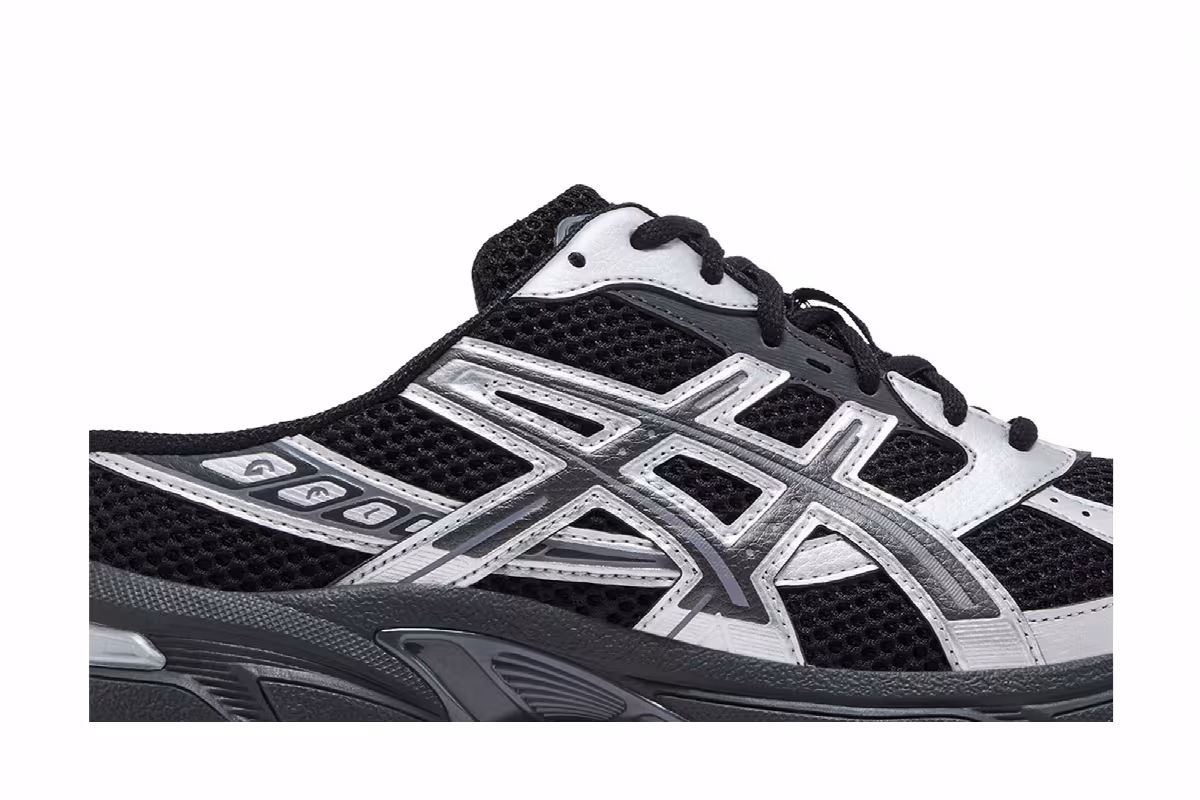 ASICS Gel 1130 Mule Black Silver, view 3