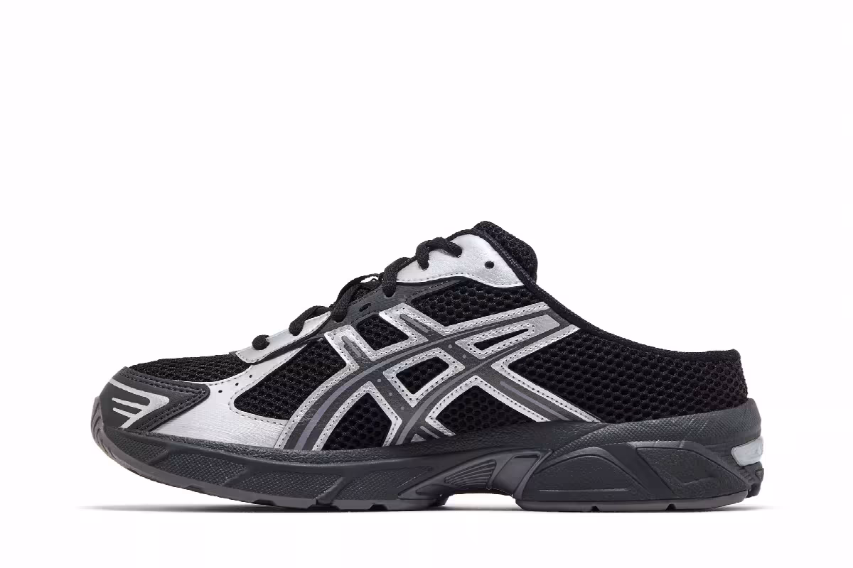 ASICS Gel 1130 Mule Black Silver, view 4
