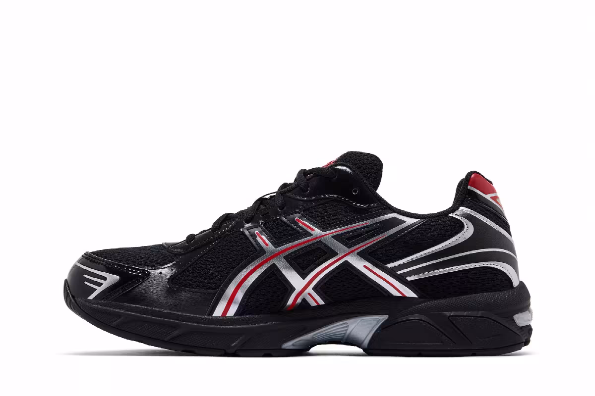 ASICS Gel 1130 Black Red, view 4