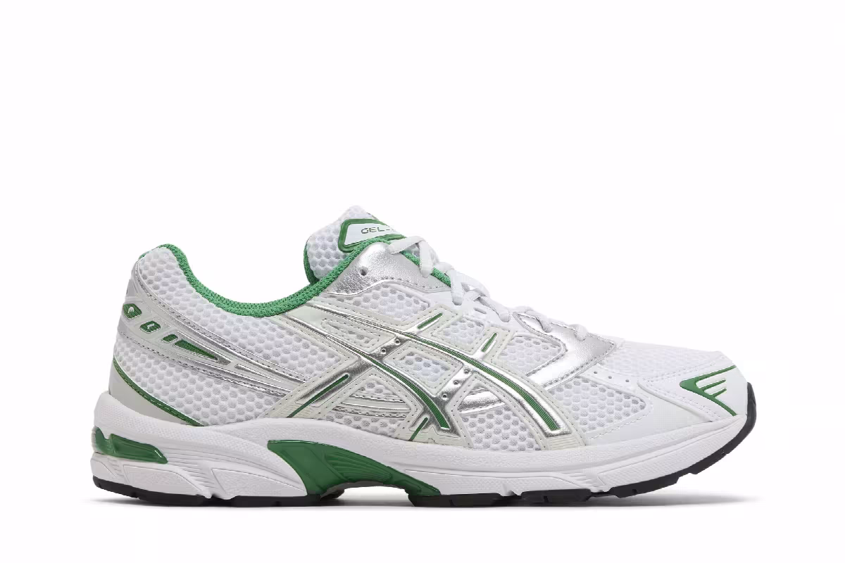 ASICS Gel 1130 White Pure Silver Green, view 2
