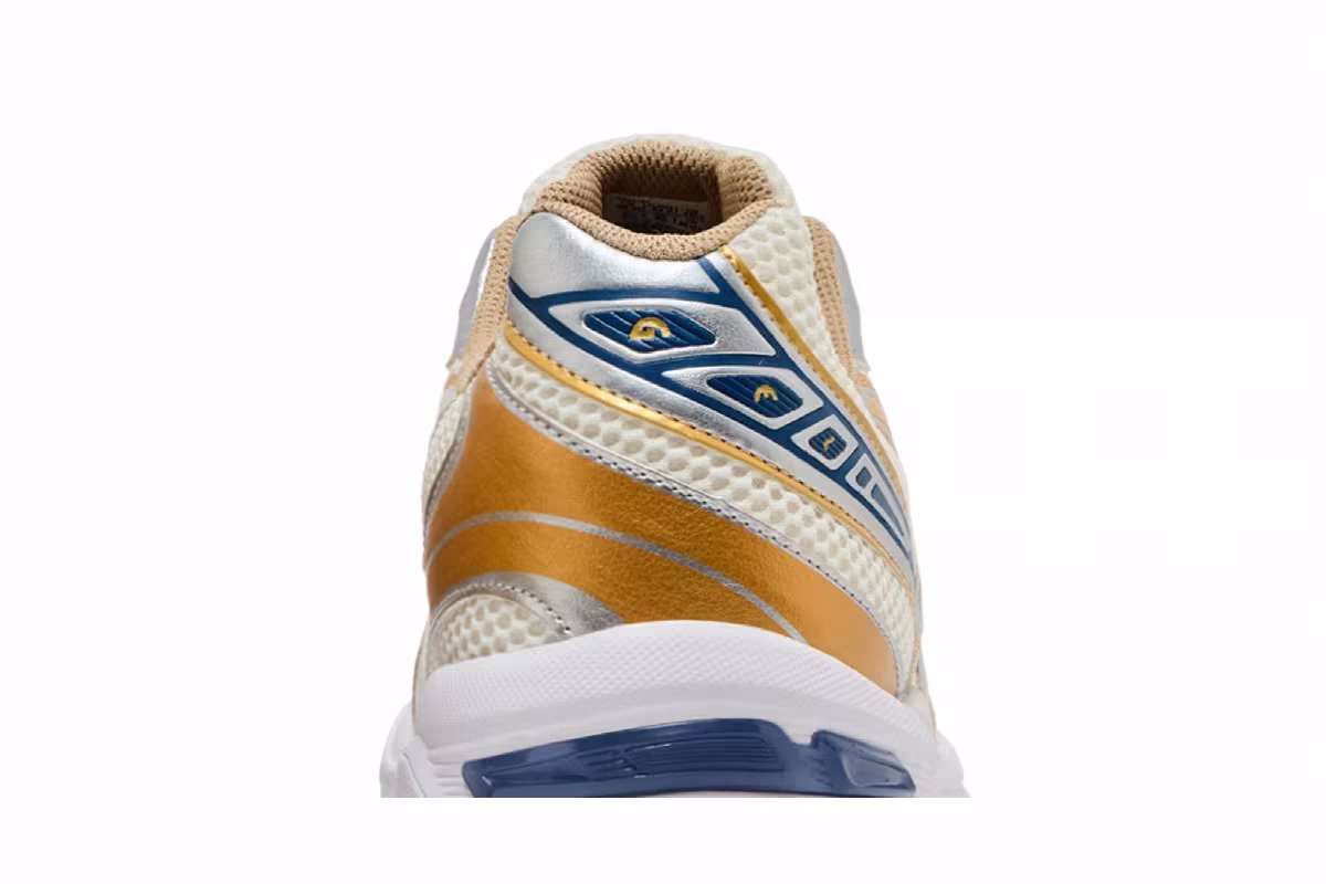 ASICS Gel 1130 Cream Pure Silver Gold Blue, view 8