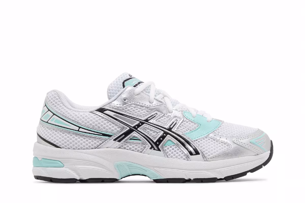 ASICS Gel 1130 GS White Aqua, view 2