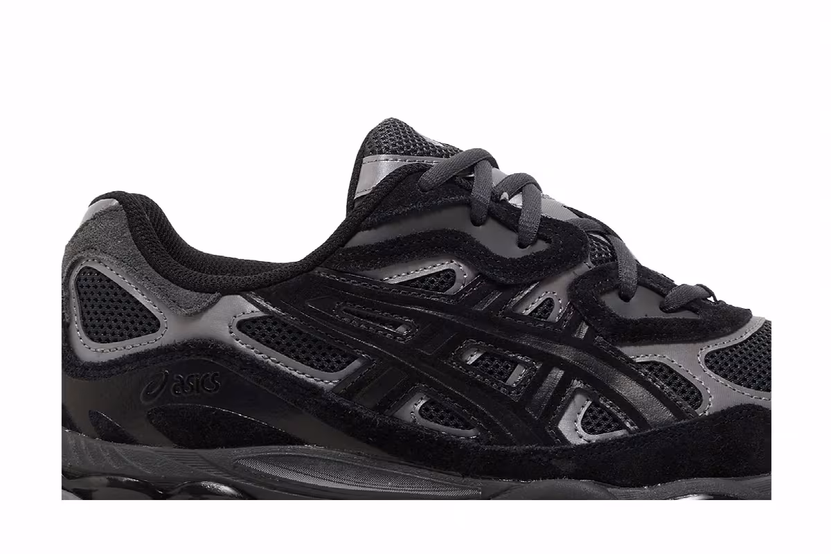 ASICS Gel NYC Graphite Grey Black, view 3
