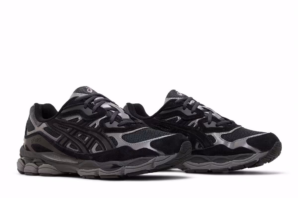 ASICS Gel NYC Graphite Grey Black, view 9