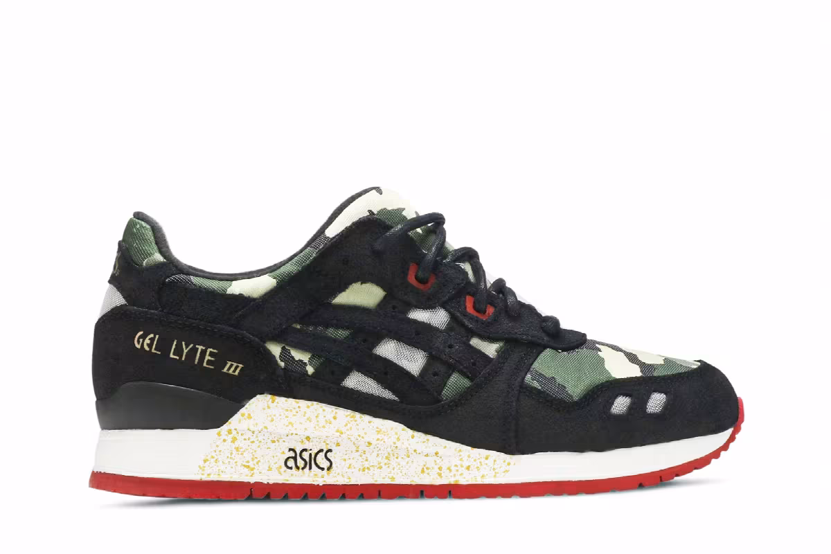 Bait x ASICS Gel-Lyte 3 Vanquish Camo, view 2