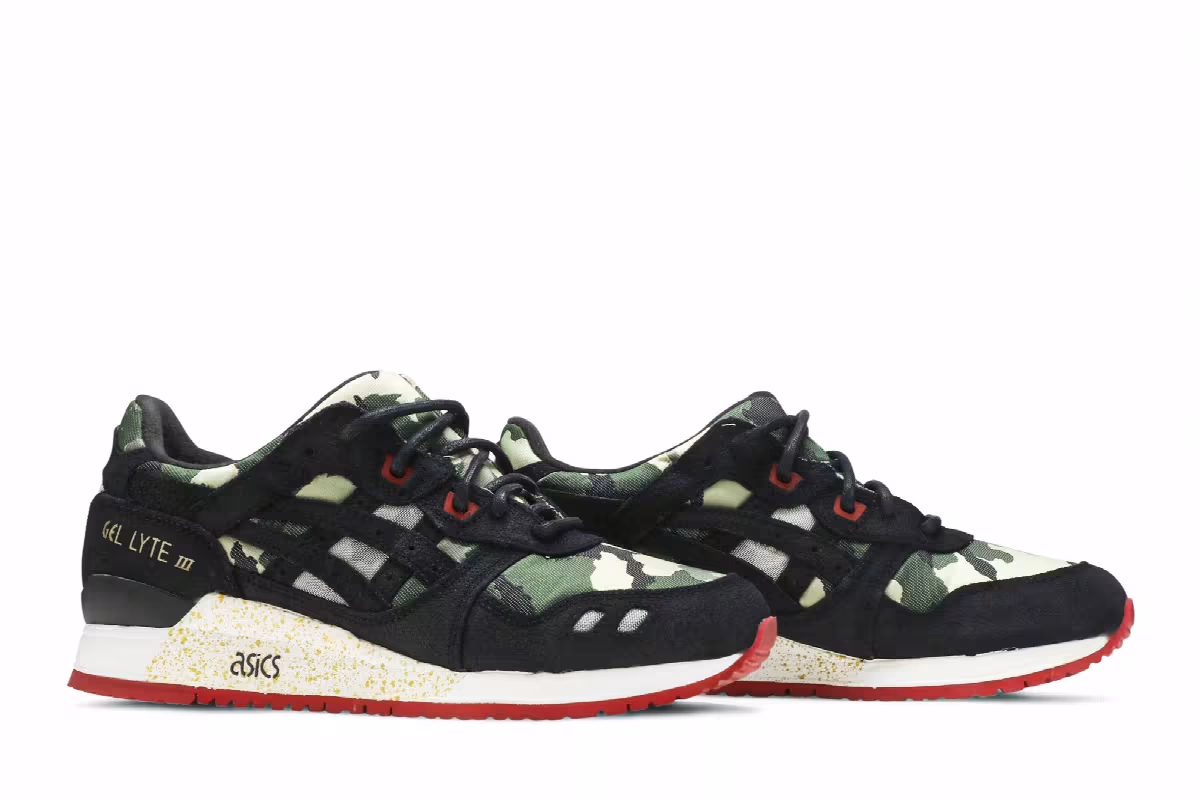 Bait x ASICS Gel-Lyte 3 Vanquish Camo, view 9