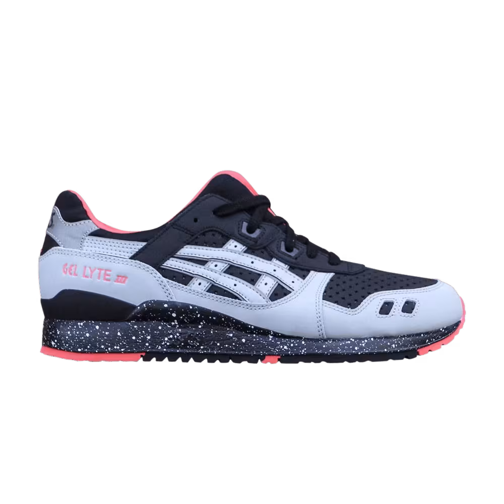 ASICS Gel Lyte 3 Black Light Grey Orange