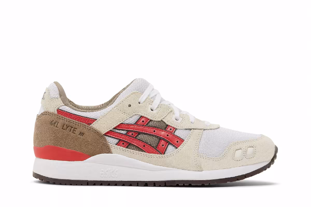 ASICS Gel Lyte 3 OG Smoke Grey Red Alert, view 2