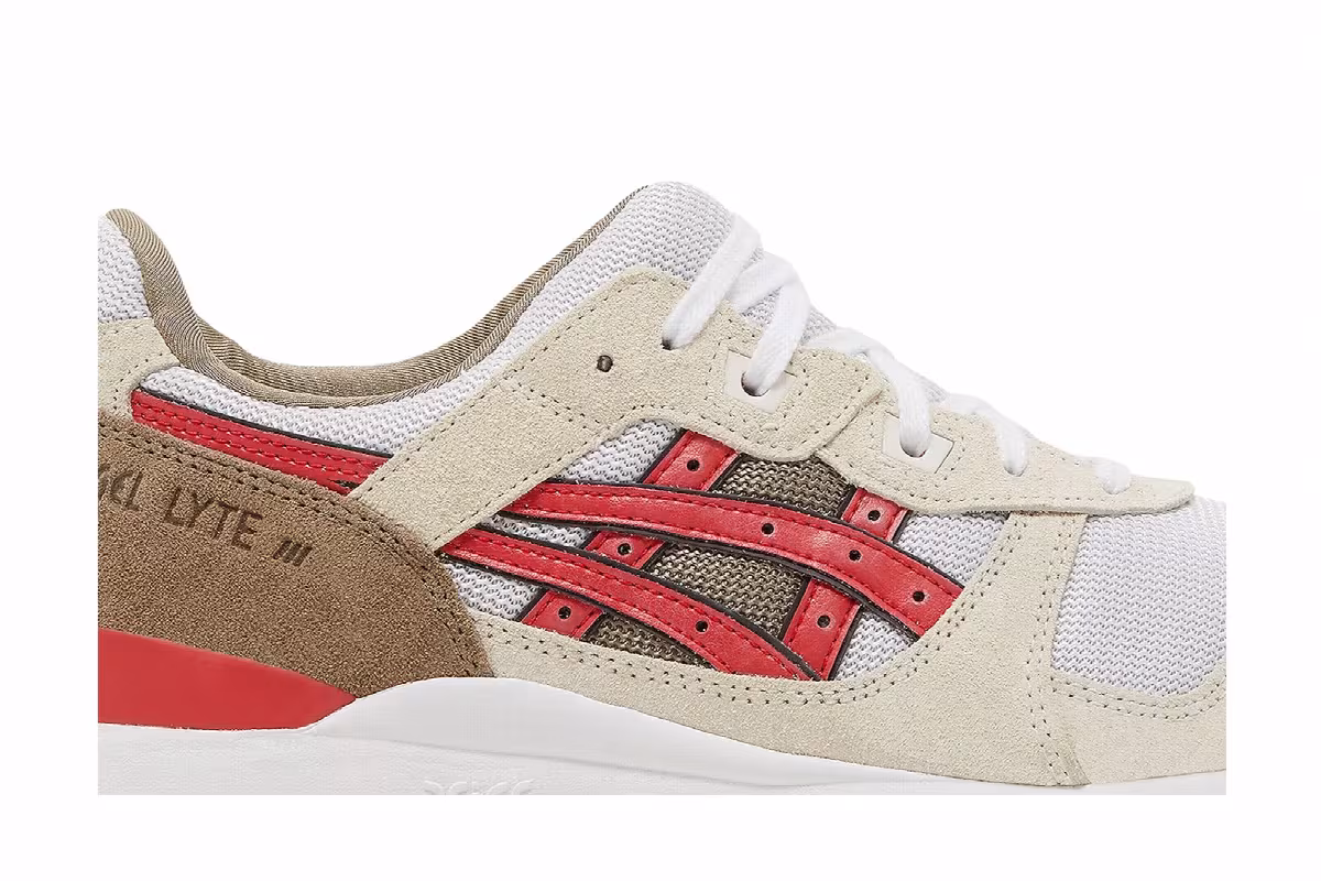 ASICS Gel Lyte 3 OG Smoke Grey Red Alert, view 3