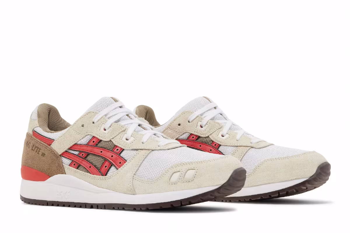ASICS Gel Lyte 3 OG Smoke Grey Red Alert, view 9