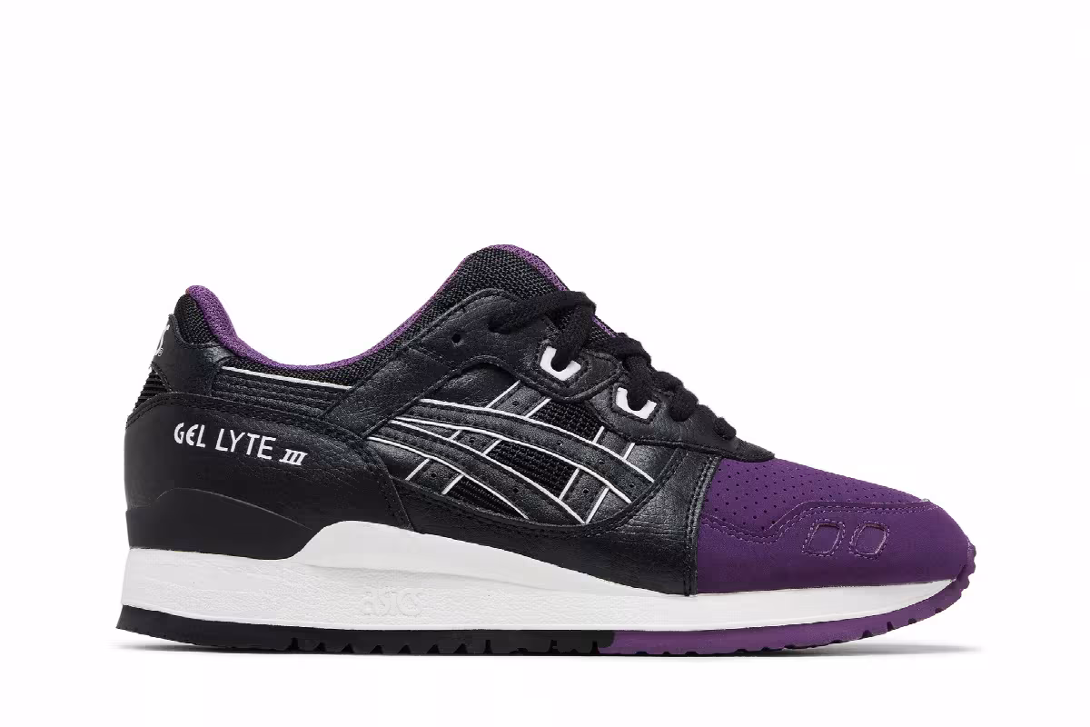ASICS Gel Lyte 3 Purple Black, view 2