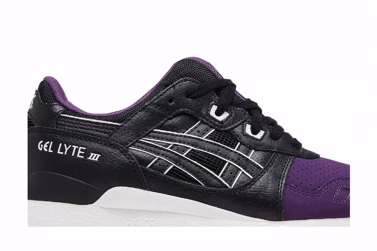ASICS Gel Lyte 3 Purple Black, view 3