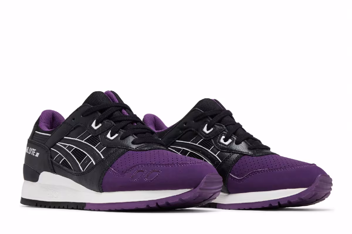 ASICS Gel Lyte 3 Purple Black, view 9