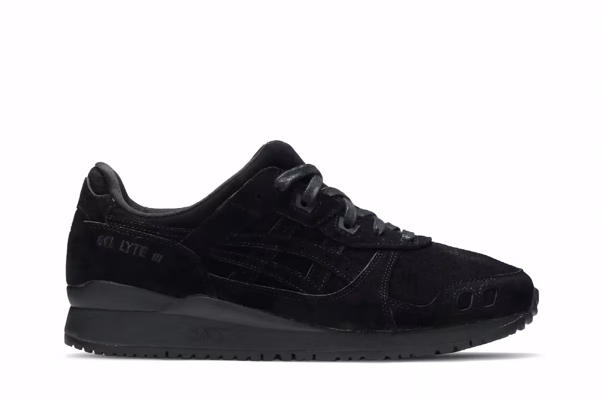ASICS Gel Lyte 3 Triple Black, view 2