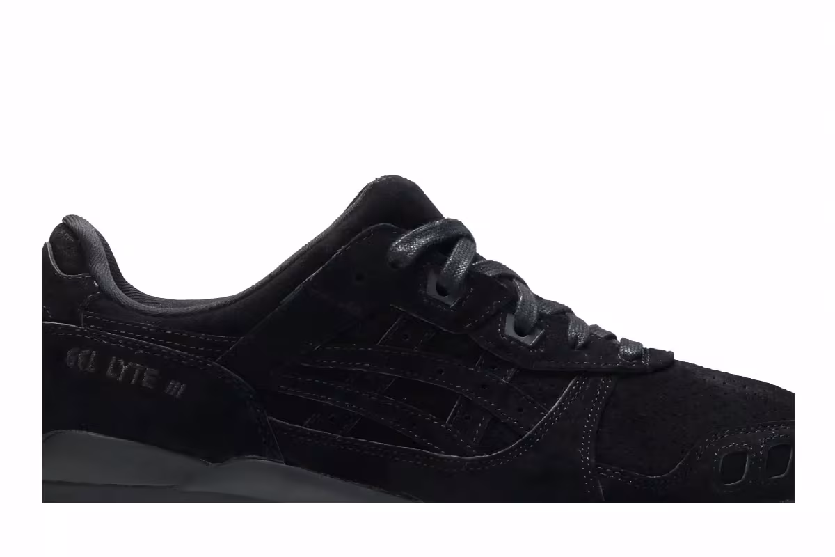 ASICS Gel Lyte 3 Triple Black, view 3