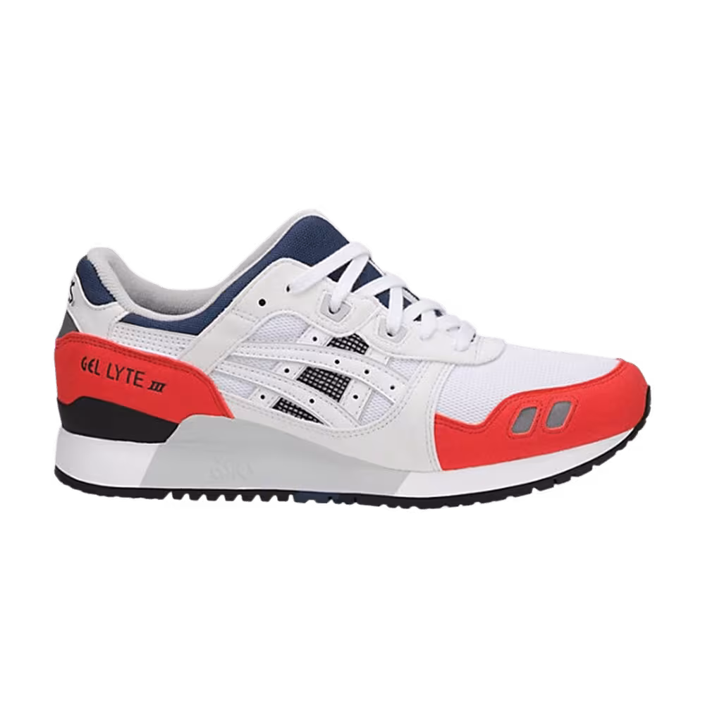 ASICS Gel Lyte 3 White Orange Blue
