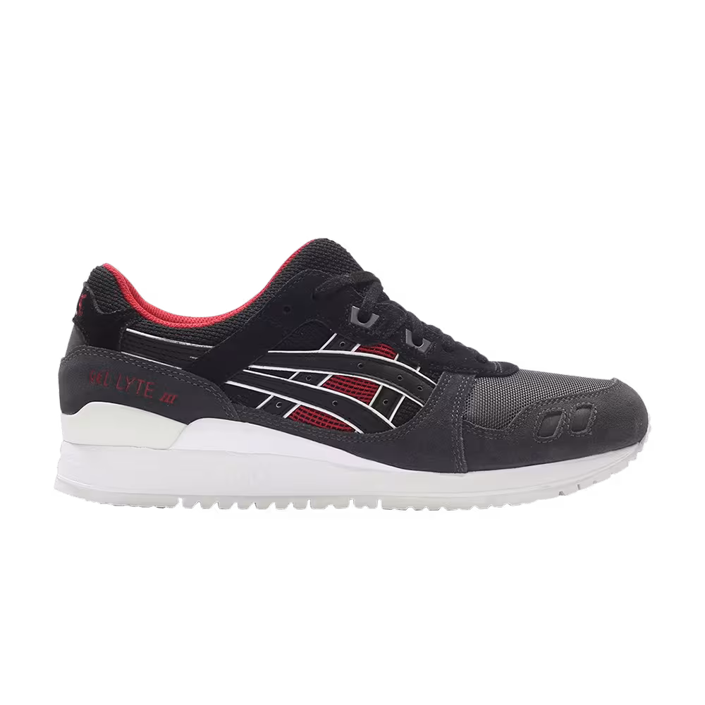 ASICS Gel Lyte 3 Dark Grey Red