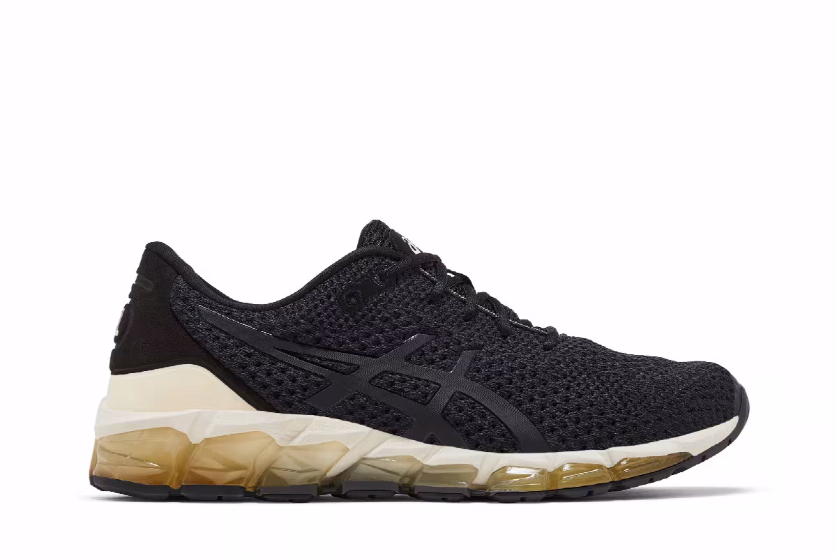 Asics Women's Gel Quantum 360 5 Knit Black Cozy Pink, view 2