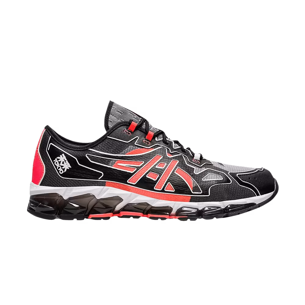 Asics Gel Quantum 360 6 Black Sunrise Red