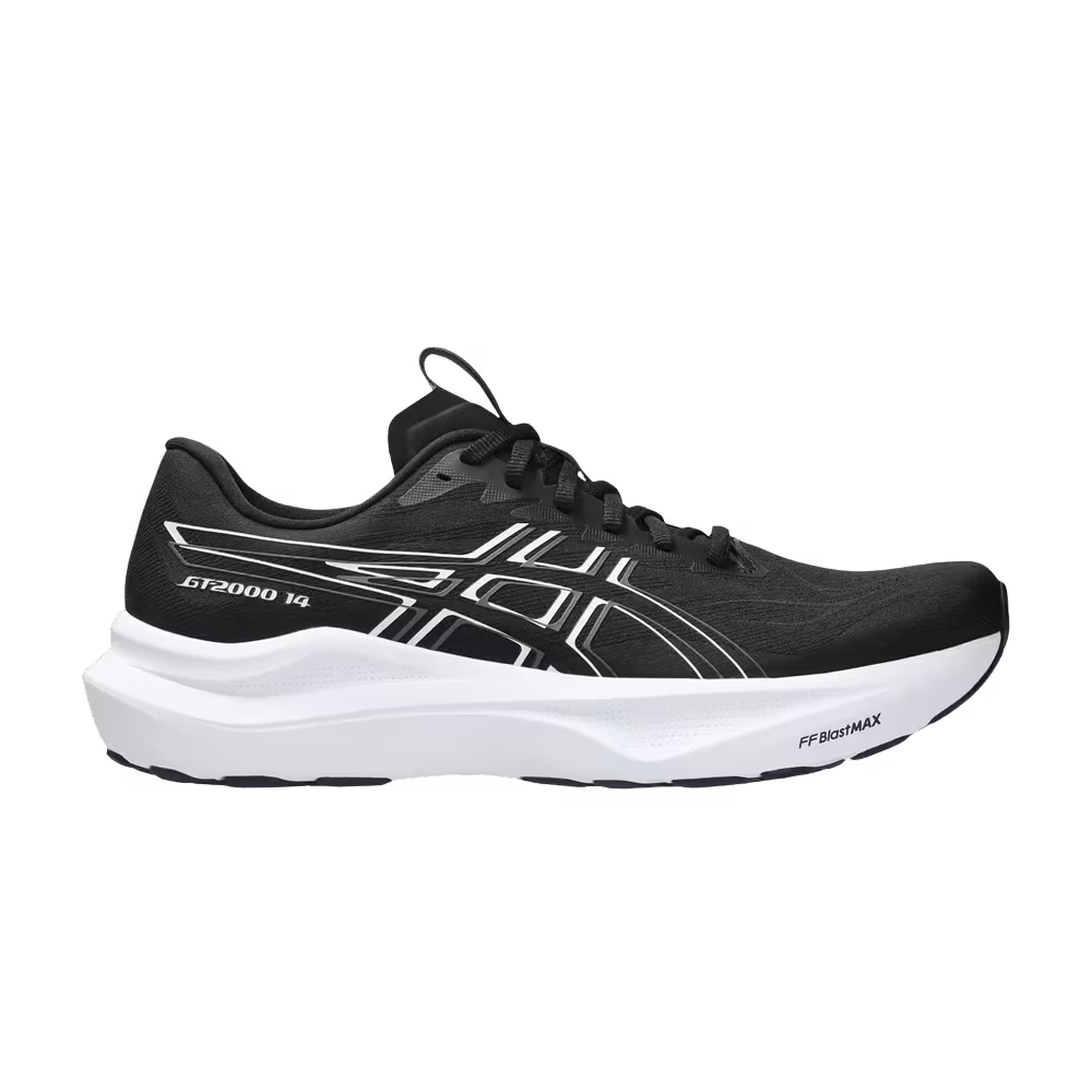ASICS GT 2000 14 2E Wide Black White