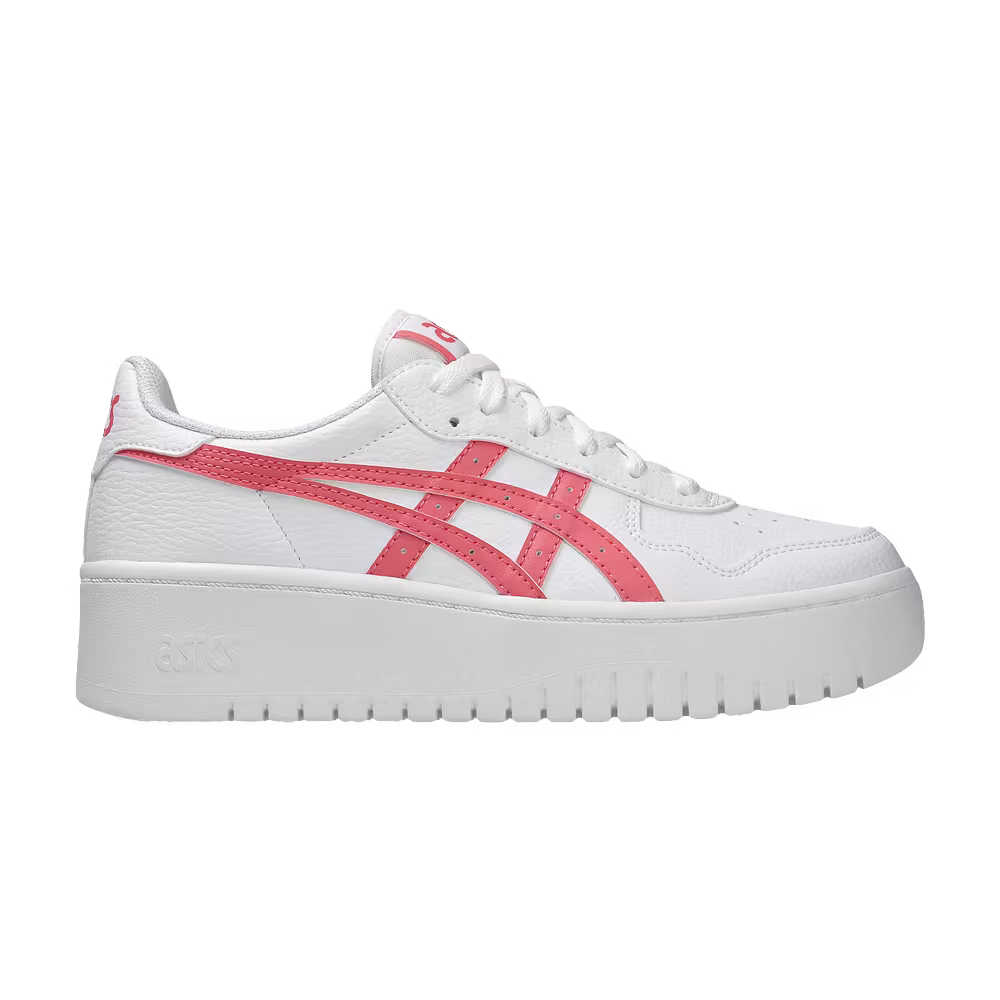 ASICS Women's Japan S PF White Hibiscus Pink