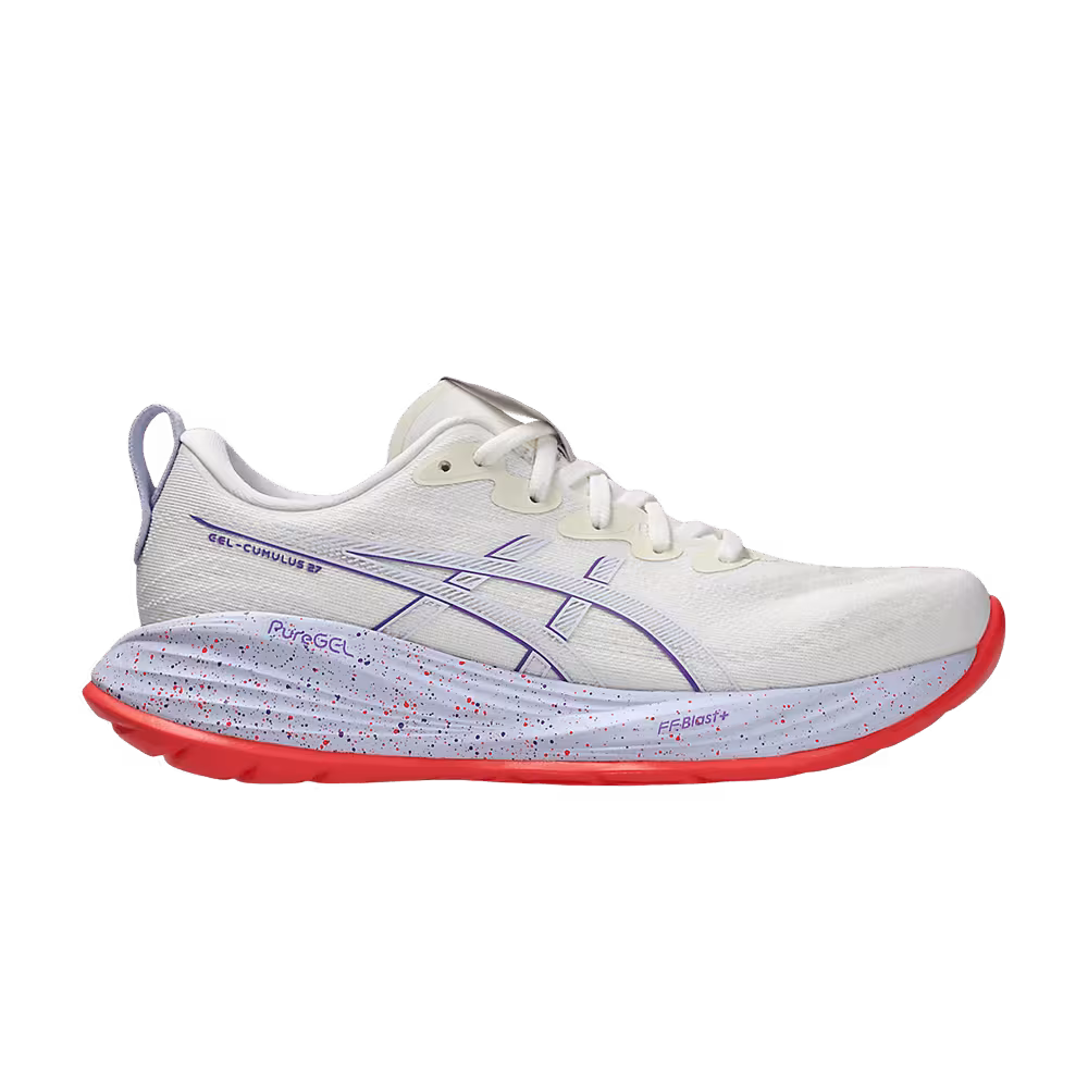 ASICS Women's Gel Cumulus 27 Tokyo Cream Edo Purple