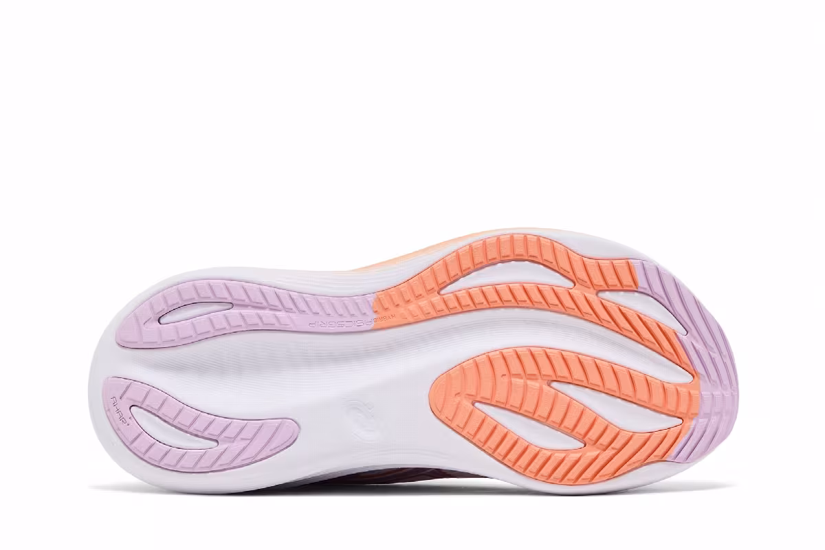 ASICS Women's Gel Nimbus 27 White Light Ube, view 5