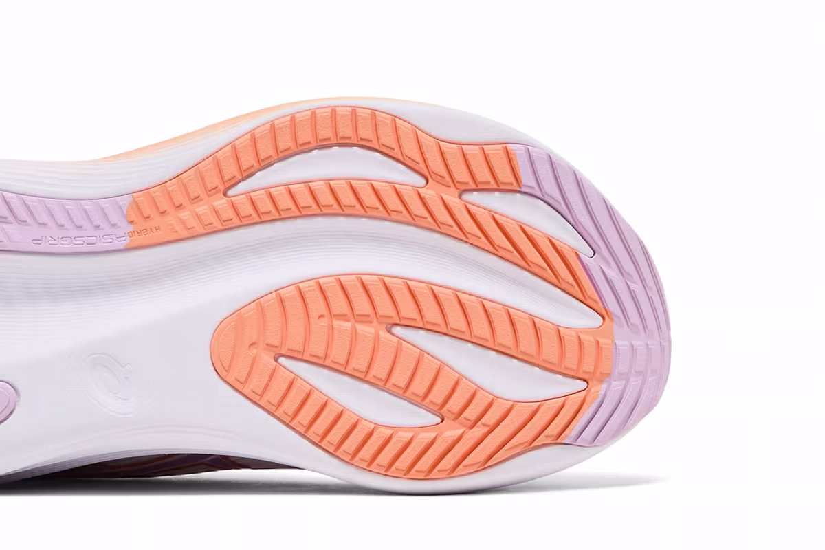 ASICS Women's Gel Nimbus 27 White Light Ube, view 6