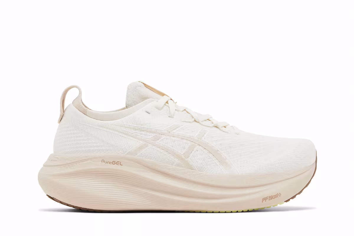 ASICS Women's Gel Nimbus 27 Cream Mineral Beige, view 2