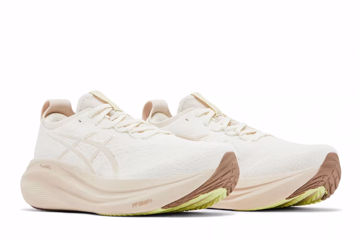 ASICS Women's Gel Nimbus 27 Cream Mineral Beige, view 9