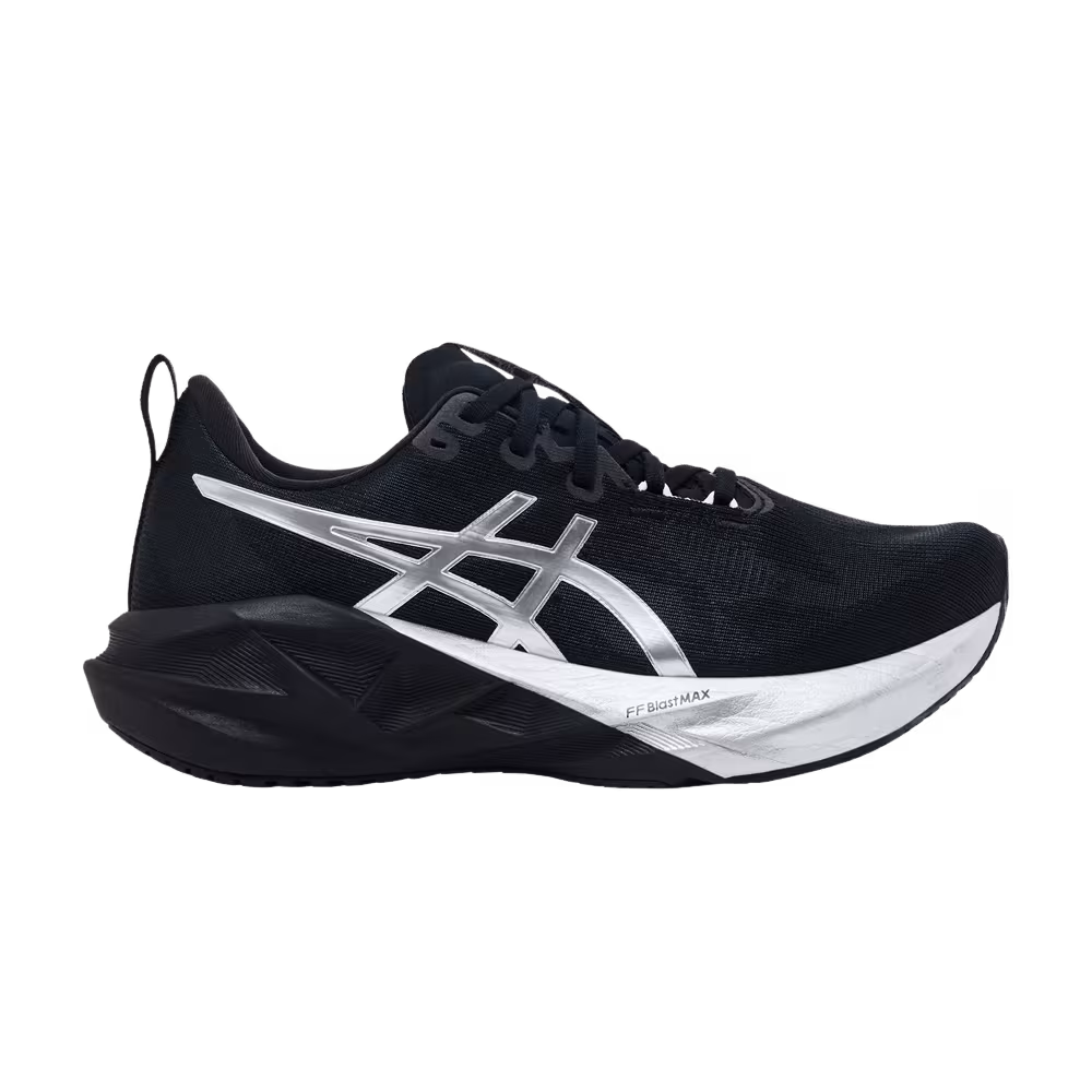 ASICS Women's Novablast 5 Platinum Platinum Black
