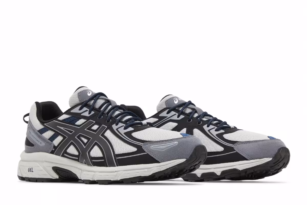 ASICS Gel Venture 6 Glacier Grey Black, view 9