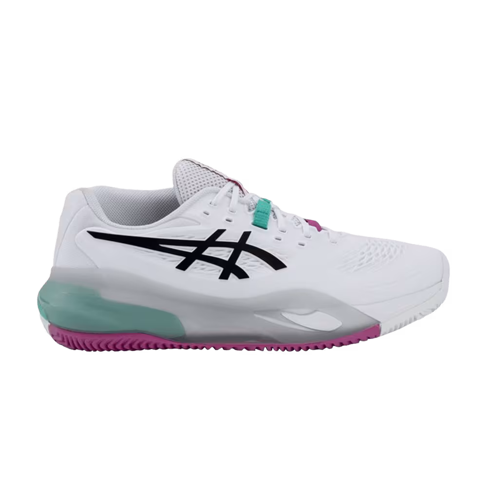 ASICS Gel Resolution X Clay White Aurora Green