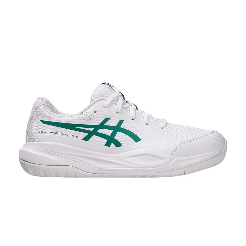 ASICS Gel Resolution X GS White Putch Green